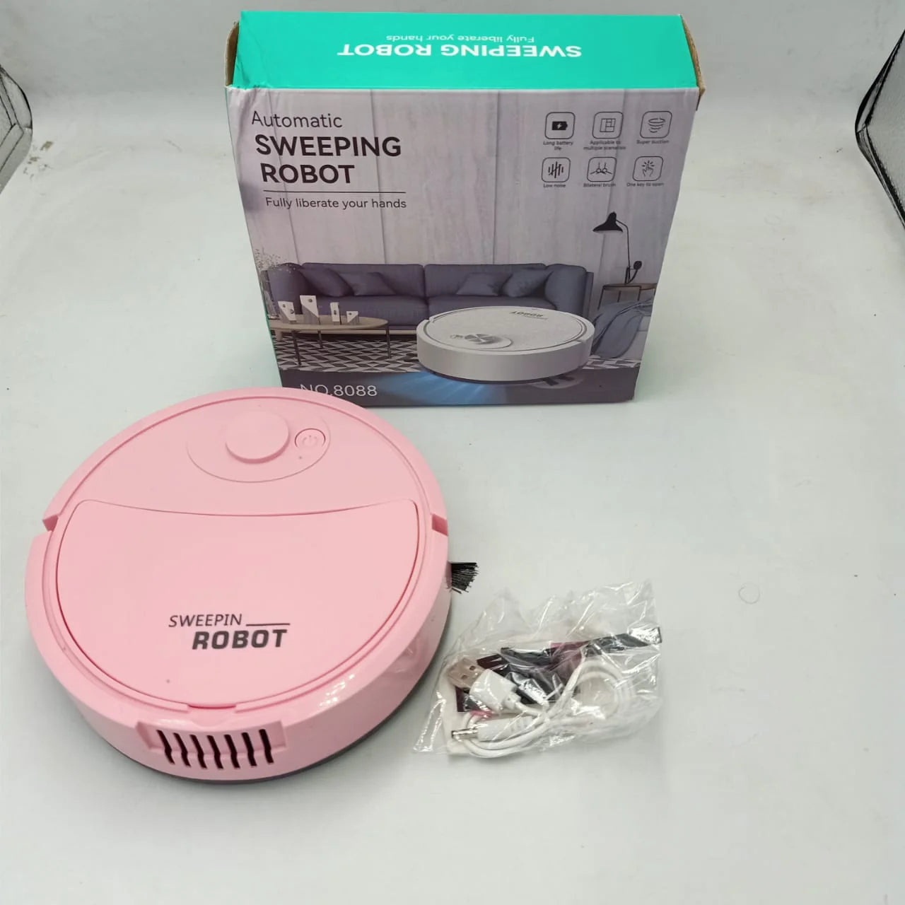 🔥Smart 3-in-1 Robot Vacuum Cleaner | Automatic Sweeping, Mopping & Dust Cleaning Machine for Home, Floor, Carpet & Pet Hair | Intelligent Household Cleaning Robot