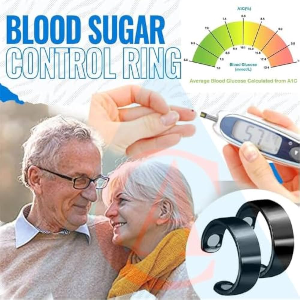 🔥 South Moon Blood Sugar Regulator Ring | Magnetic Health Ring for Diabetes Support, Blood Circulation & Natural Sugar Balance