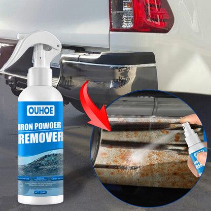 🔥 Car Rust Remover Spray | Iron Powder & Anti-Rust Cleaning Spray for Car Body, Wheels, and Metal Surfaces
