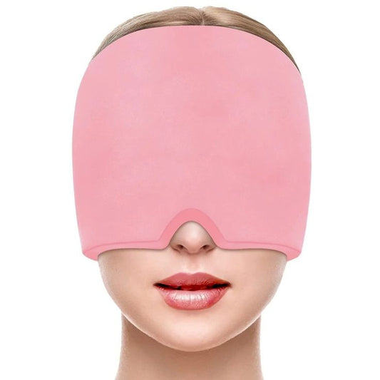 🔥 Migraine Relief Cap | Headache Ice & Heat Therapy Wrap, Reusable Hot/Cold Gel Head Wrap | Stress Relief Mask