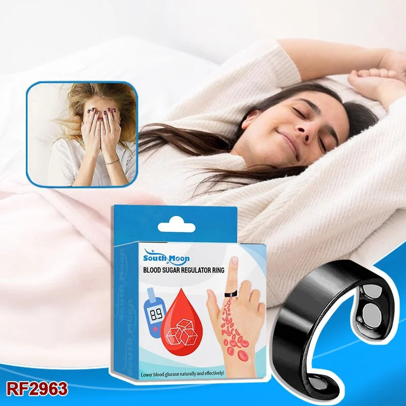 🔥 South Moon Blood Sugar Regulator Ring | Magnetic Health Ring for Diabetes Support, Blood Circulation & Natural Sugar Balance