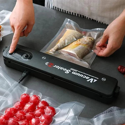 🔥Automatic Food Vacuum Sealer for Kitchen | Leak-Proof Airtight Food Storage, Keep Meat, Fruits & Vegetables Fresh Longer, Sous Vide & Freezer Ready, Home Food Preservation & Meal Prep Solution