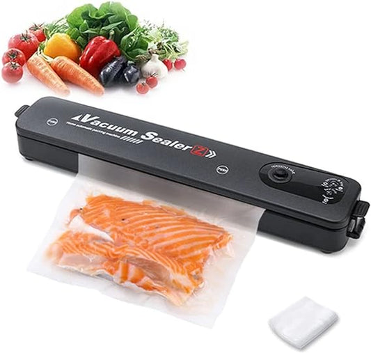 🔥Automatic Food Vacuum Sealer for Kitchen | Leak-Proof Airtight Food Storage, Keep Meat, Fruits & Vegetables Fresh Longer, Sous Vide & Freezer Ready, Home Food Preservation & Meal Prep Solution