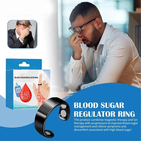 🔥 South Moon Blood Sugar Regulator Ring | Magnetic Health Ring for Diabetes Support, Blood Circulation & Natural Sugar Balance