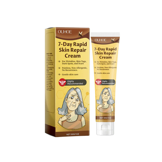 🔥 Ouhoe 7-Day Rapid Skin Repair Cream | Fast Skin Healing Moisturizer, Whitening & Brightening Cream for Acne Scars, Dark Spots, Stretch Marks & Damaged Skin Recovery