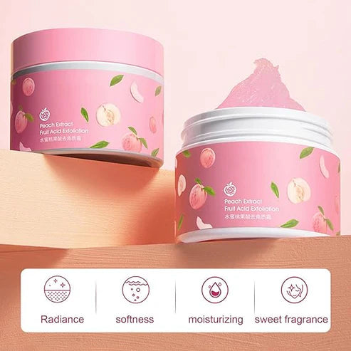 🔥 Peach Extract Face Gel Cream | Fruit Acid Exfoliating Gel, Brightening, Smooth Skin, Gentle Exfoliation, Hydrating Moisturizer, Anti-Dullness & Skincare for Face