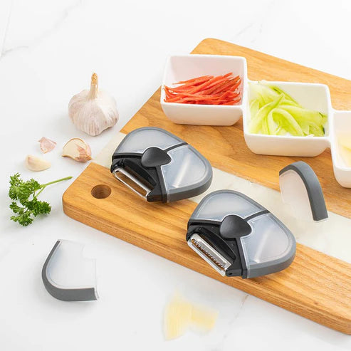 🔥 Three-in-One Multi-Function Paring Knife | Fruit Peeler, Potato & Melon Planer, Vegetable Cutter, Kitchen Peeling & Slicing Tool